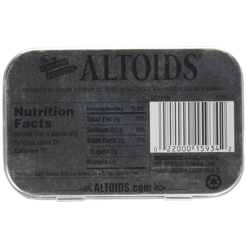 Altoids Wintergreen Mints - 1.76 oz. - 6 ct.