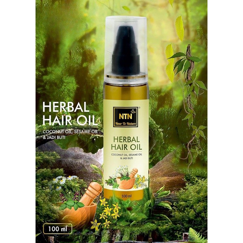 Generic Hair Oil Coconut Oil Sesame Oil Jadibuti, 100ml