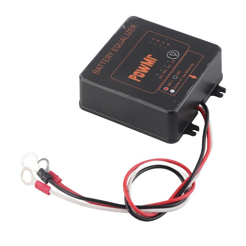 Battery Equalizer Black Solar System Balancer with Reverse Connection Protection