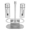 Stainless Steel Condiment Seasoning Container Pots Set with Spice Rack