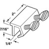 Prime-Line U 10679 Sliding Door Lock, Double Screws, Aluminum (Single