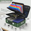 Fireproof Document Box, Hard Shell Fireproof Box, Document Organizer with