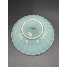 Anthropologie Amelie Latte Portuguese Stoneware Pasta Bowls Set Of 4 Denim Light