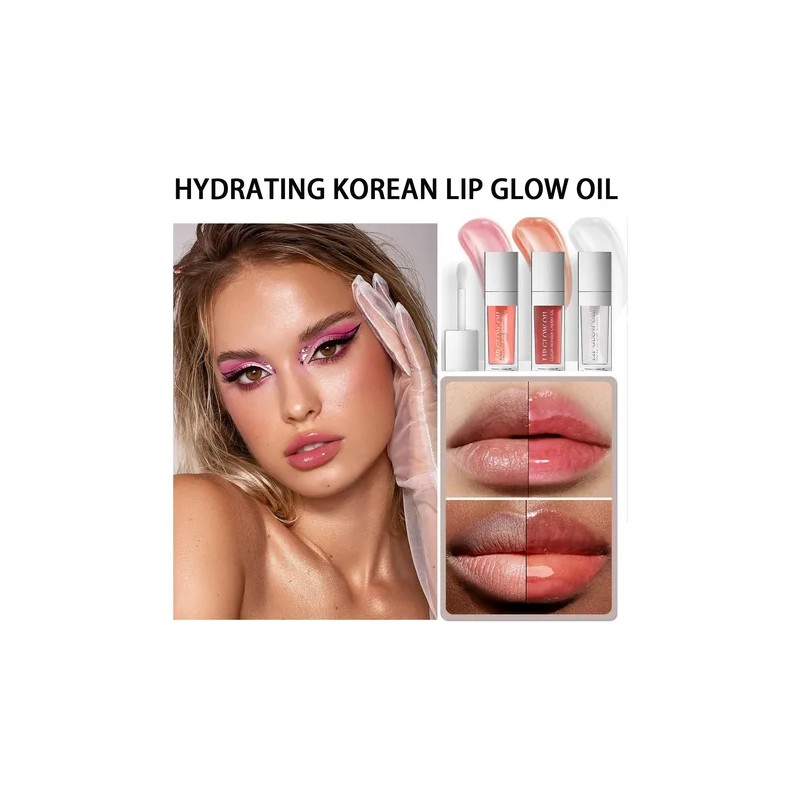 Set De 6 Aceites Para Labios Lip Glow Oil Gloss