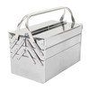 Metal Tool Box, Portable Folding Stainless Steel Storage Box 3