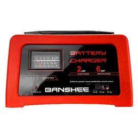 6AMP Quick Battery Charger 12V 6V @ 6AMP 2AMP RV AUTO Boat ATV