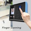 Attendance Machine Biometric Face Fingerprint Password Check In Machine Time