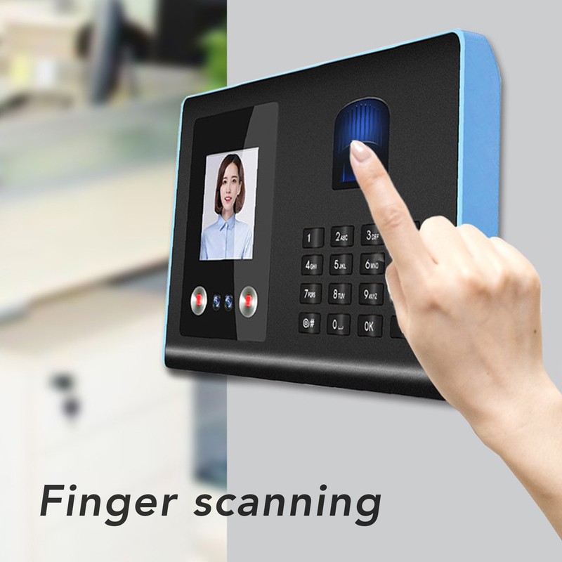 Attendance Machine Biometric Face Fingerprint Password Check In Machine Time
