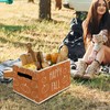 EGBTL Hello Fall Pumpkin Storage Bins & Boxes with Handles,
