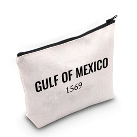 VAMSII Resist Gift Gulf Coast Makeup Bag Democrat Cosmetic Bag Funny Political Gift (Gulf Coast M)