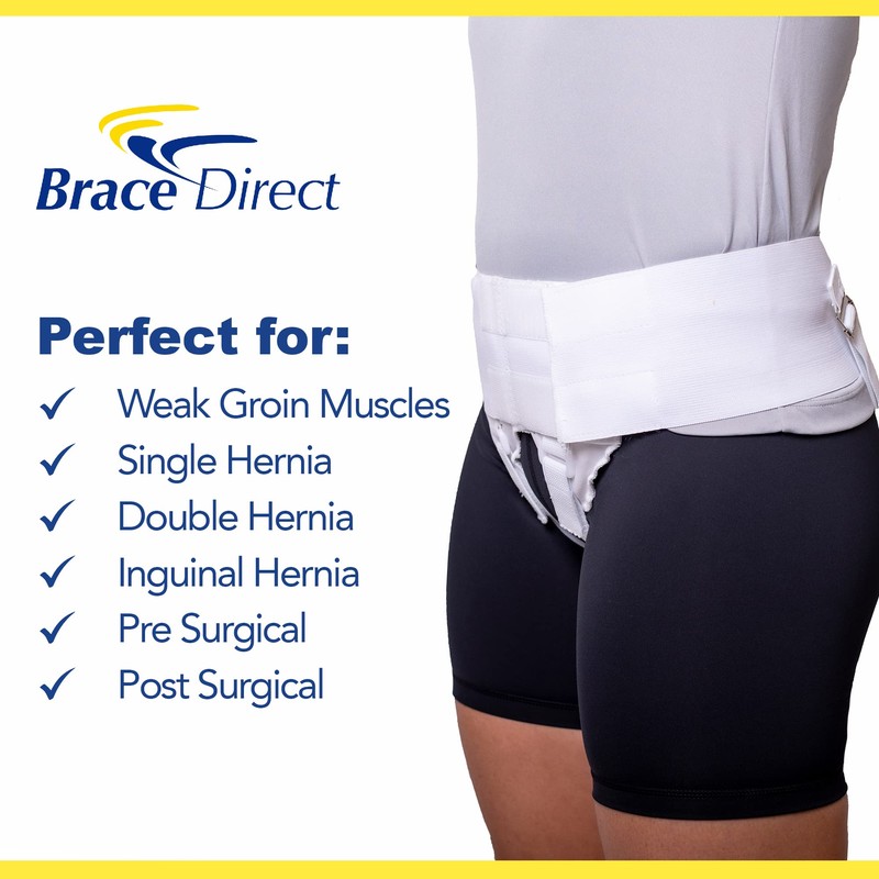 Brace Direct Groin Hernia Support Belt - Inguinal and Sports