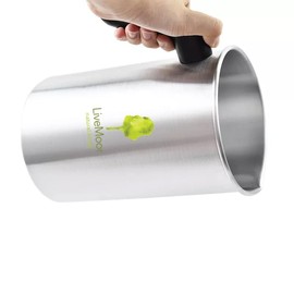 LiveMoor - Aluminium Pouring Jugs - 1.2L & 2.5L (2.5L Aluminium Jug x 2)