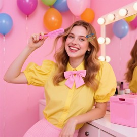 Flomiara Mini-Haarklammern, kleine Wassertropfen-Haarnadeln, Haarzubehör für Frauen und Mädchen, Mini-Haarspangen, Styling-Zubehör für Fotos, tägliche Partys, glitzernde helle Farbe, 10 Stück