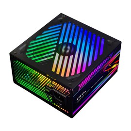 Apevia ATX-PM1000W PCIe 5.0 & ATX 3.0 Ready Premier 1000W 80+ Gold Certified, Includes PCIe 5.0 / Gen 5 12VHPWR Connector, Active PFC ATX Semi-Modular Gaming Power Supply with 366 RGB Light Modes