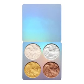 Zz Km 2 X 4 Colores High Light Powder Makeup Face Powder
