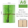 Powertool Notebook Loose Leaf Leather Cover Lined Wirebound Journal Writing