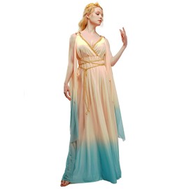 PGOND Women Plus Size Greek Goddess Costume