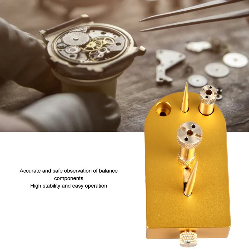 Watch Movement Balance Wheel Hairspring Support Stand Metal Watch Repairing