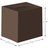 Bronze Tissue Box Cover Square - Plastic Facial Tissue Box