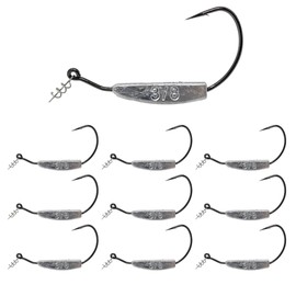 Reaction Tackle Weighted Swimbait Hooks - 3/8oz 7/0