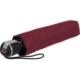 Knirps Large Duomatic Pocket Umbrella, bordeaux