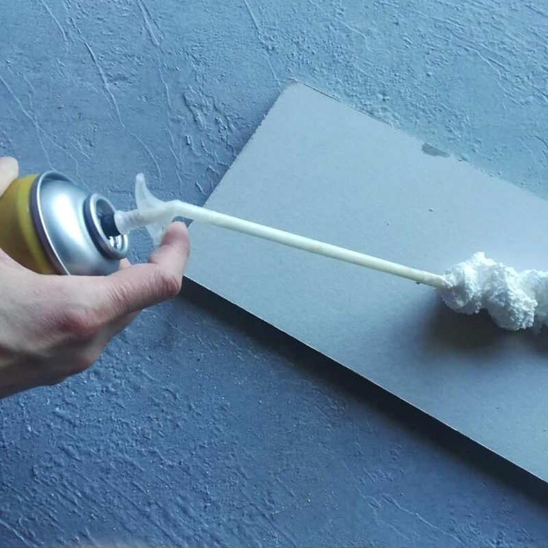 10-Pcs Clear Spray Foam Replacement Tubes -with Quick-Connect Nozzles for