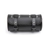 evomosa Motorcycle Fork Bag PU Leather Bicycle Handlebar Tool Bag