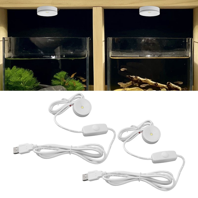 2PCS LED Spot Lights Professional 5V USB Dimmable Round Small