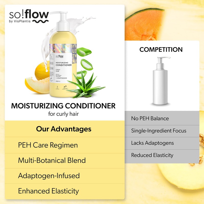 So!Flow Curl Moisture Conditioner with Linseed and Hydrolyzed Proteins -