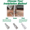 EESC2Y (2-Pack) 3/4" (.75) Threaded Tips Replacement for Extension Poles