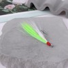 Briny River Pack of 12 Bucktail Teaser Fishing Hooks Saltwater