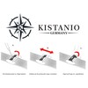 Kistanio Milanese Mesh Watch Strap Replacement Smart Watch Strap Wristband