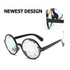 AIMALL Kaleidoscope Glasses Rave Festival EDM Sunglasses Diffracted Lens Party