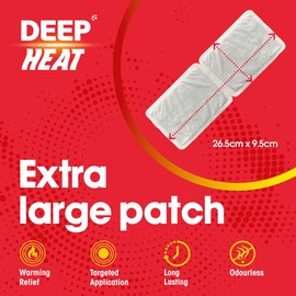 Deep Heat, Well Large Patch for Back Pain Pads, 2 count