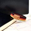 BDM Germany Bracelet, Elastic Germany Flag Bangle for Men and