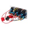 Rocker Switch Panel 8 Gang 12‑24V 5 Pin Blue Light