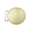 Yippo Accessories Blank round circle bronze plated metal belt buckle