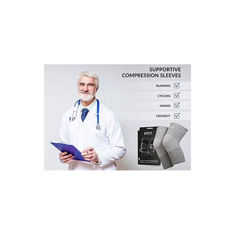 Knee Compression Sleeve - Knee Support Compression Sleeve Brace for