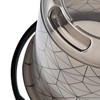 keeeper 10L Ilvie Polygon Crystal Grey Bucket with Integrated Measuring