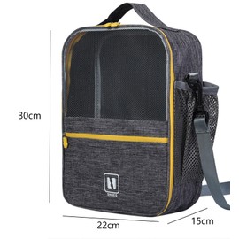 Travel Shoe Bag, Portable Shoe Bag, Golf Shoe Bag, Waterproof Shoe Bag Organiser, Used for Travel Storage, Dustproof Storage, Suitcase, Trolley Case, Hanging Bag (Grey), gray, Unisex