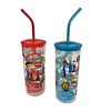 Chicago Kids Twisty Straw Souvenir Cups - Set of 2