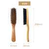 Bess Natural Luster 100% Natural Boar Hair Brush, Brushing Brush,