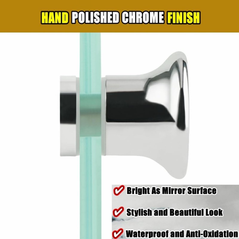Alise Shower Glass Door Handle,Sliding Shower Doors Knob,Single Side Pull