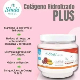 2 Colágeno Hidrolizado Plus Ac Hialurónico Sheló + Regalo