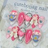 Pastel Toy Handmade Nail Tips - Square S / 파스텔
