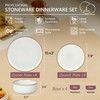 Herogo 12 Pieces Stoneware Dinnerware Dishes Set for 4, Kitchen