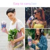 Forreen Drinking Cup with Lid and Straw Reusable 450 ml