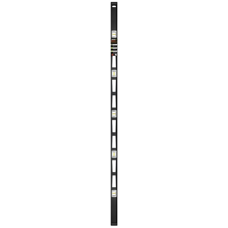 Johnson Level & Tool 3878 Magnetic Professional Aluminum, 78", Black,