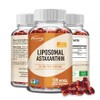 Liposomal Astaxanthin - Phosphatidylcholine Antioxidant Non-GMO Gluten Free, 1 Count, 60 Tablets / 리포좀 아스타잔틴 - 포스파티딜콜린 항산화제 비GMO 글루텐 프리, 1개, 60정