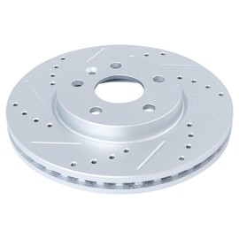 Next AutoPart New Front Ceramic Brake Pads & Cross Drilled Rotors Compatible with Chevy 2011-2017 Compatible with Cruze Limited Compatible with Sonic, Replacement for BKA12543